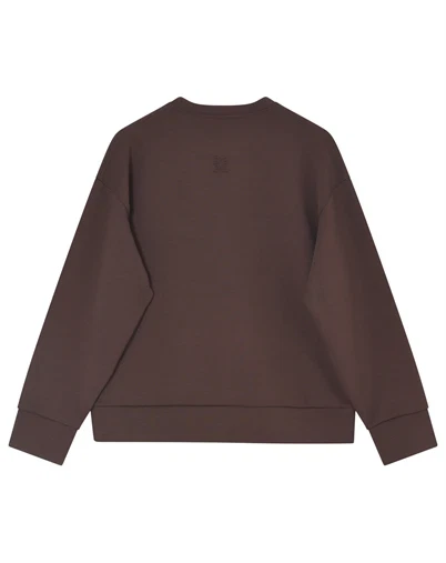 Day Birger et Mikkelsen - Crewa Scuba Sweatshirt - Coffee Brown